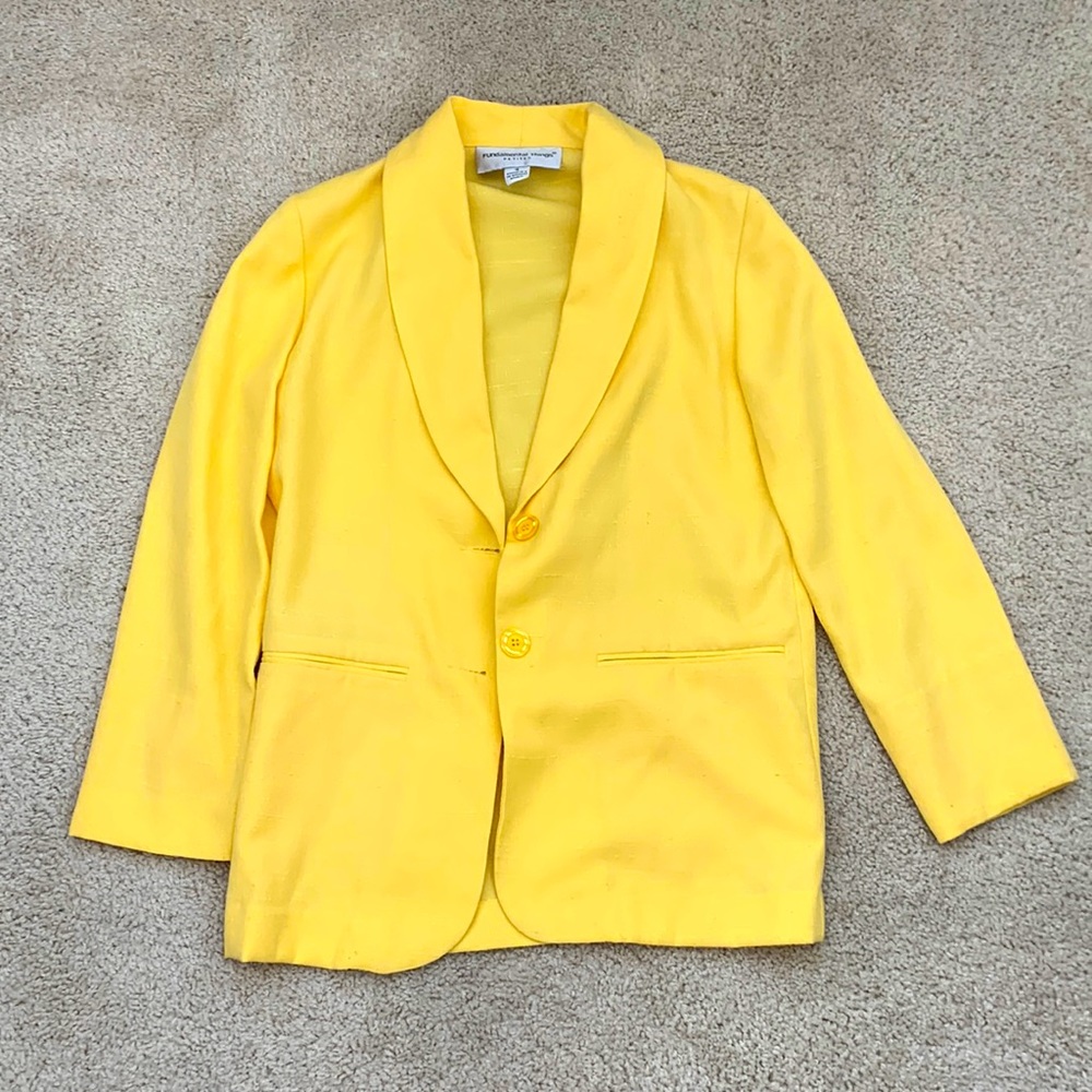 Fundamental Things Yellow Blazer